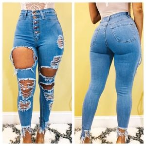 Live Fabulously Caught Up In Games Skinny Jeans